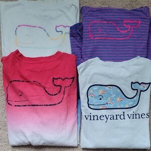 Vineyard Vines Whale Long-sleeved Girl T-shirts Size L